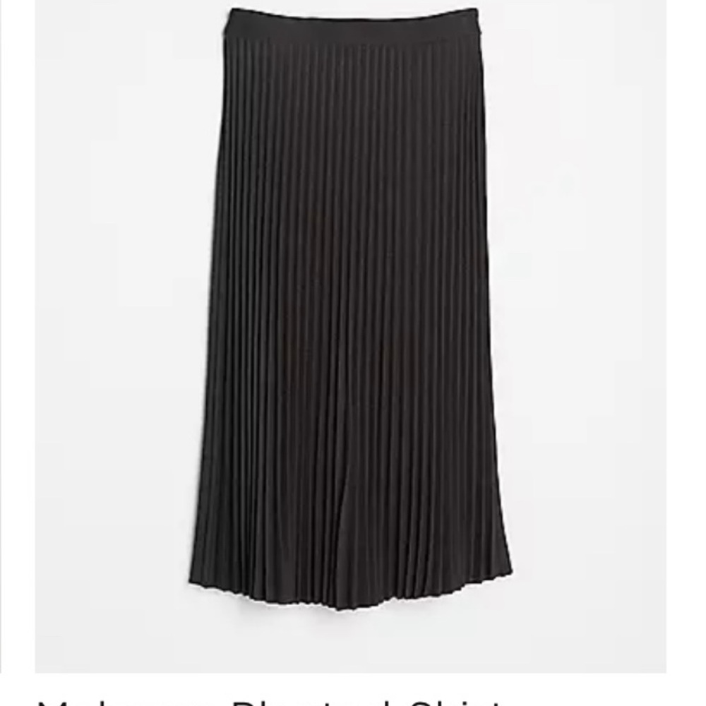 Loft MELANGE PLEATED SKIRT